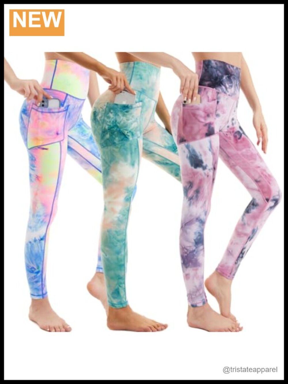 High Waist Leggings with Pockets Buttery Soft Stretch Yoga Workout Pants